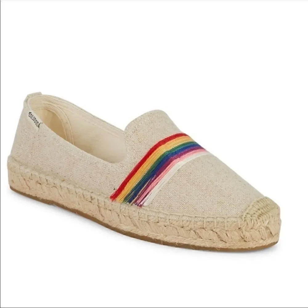 Soludos Pride Canvas Esapdrille Flat Slip on
